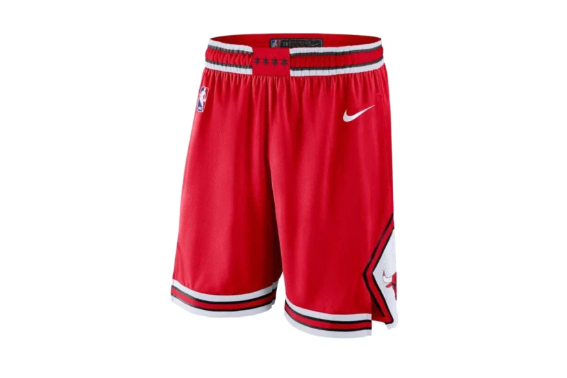 Nike NBA Chicago Bulls Icon Edition Dri-FIT Ανδρική Μπασκετική Βερμούδα Κόκκινη