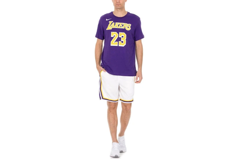 Nike Dri-FIT NBA Los Angeles Lakers Swingman Ανδρική Μπασκετική Βερμούδα