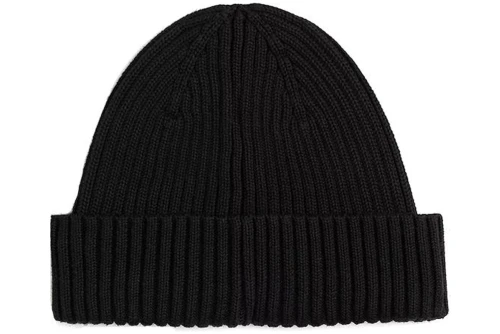 Tommy Jeans Heritage Logo Rib-Knit Σκουφάκι Χειμερινό (AM0AM13669 BDS)