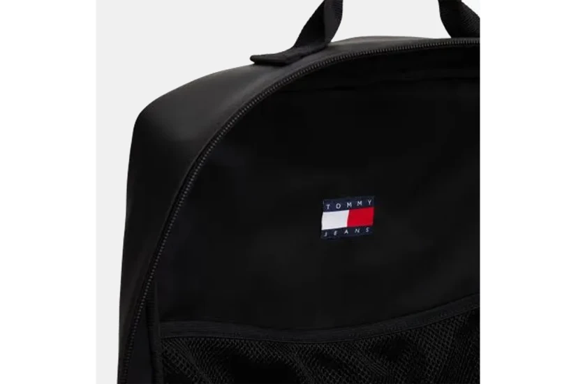 Tommy Jeans Elevated PU Backpack Μαύρο