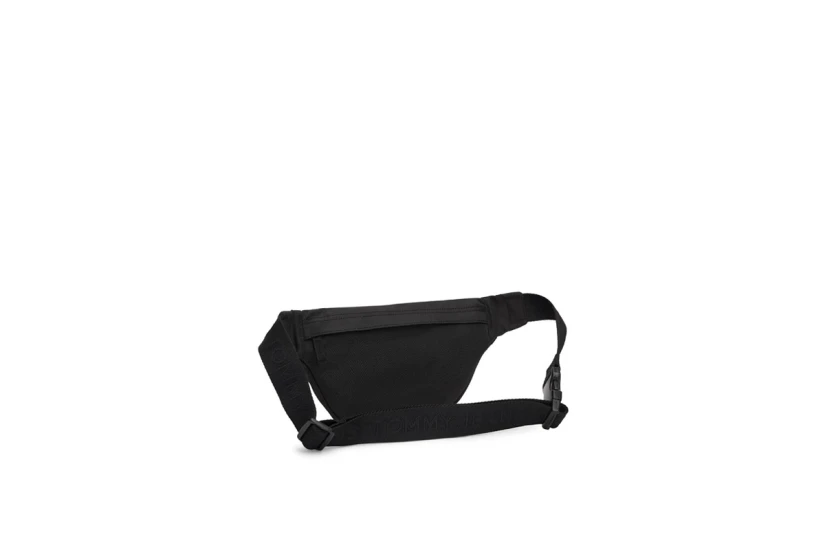 Tommy Jeans Essential Repeat Logo Ανδρικό Τσαντάκι Μέσης Μαύρο 2L