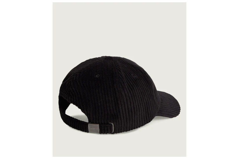 Tommy Jeans Heritage Cord Ανδρικό Καπέλο Strapback Μαύρο