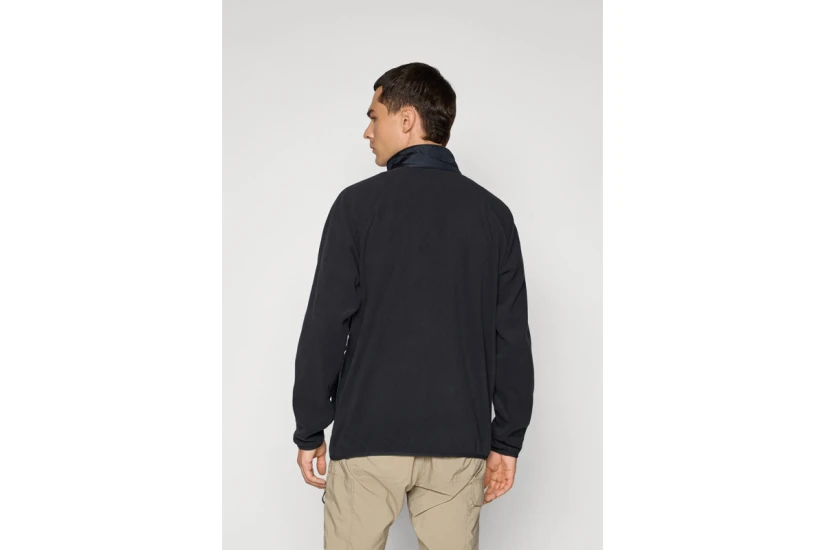 Columbia Fast Trek Overlay Ανδρική Ζακέτα Fleece Μαύρη