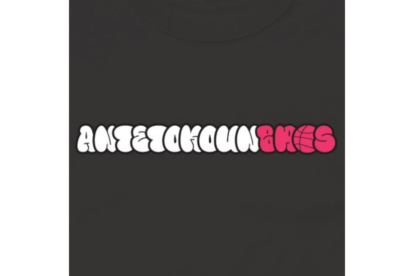 AntetokounBros Graffiti Παιδικό Κοντομάνικο T-Shirt Μαύρο