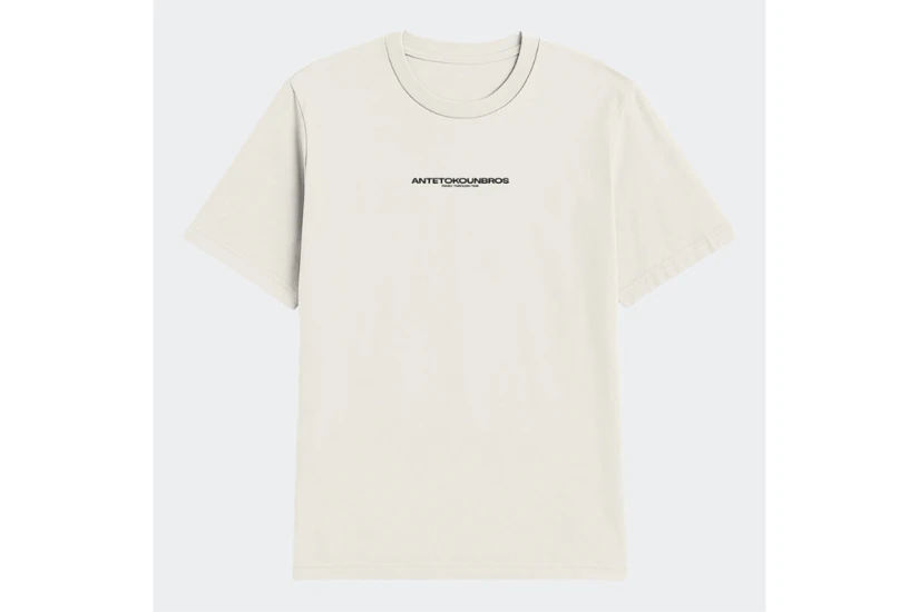 AntetokounBros Roots Basketball Παιδικό Κοντομάνικο T-Shirt Εκρού