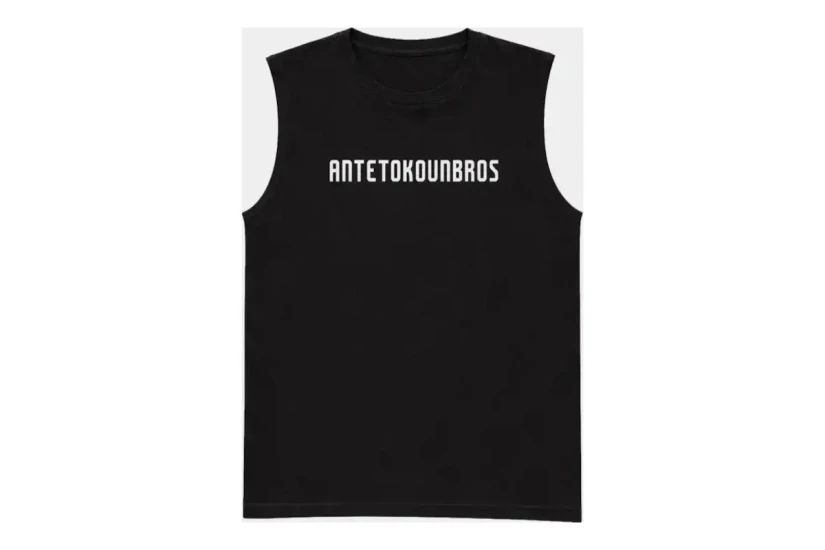 AntetokounBros Baseline Ανδρική Αμάνικη Μπλούζα Μαύρη