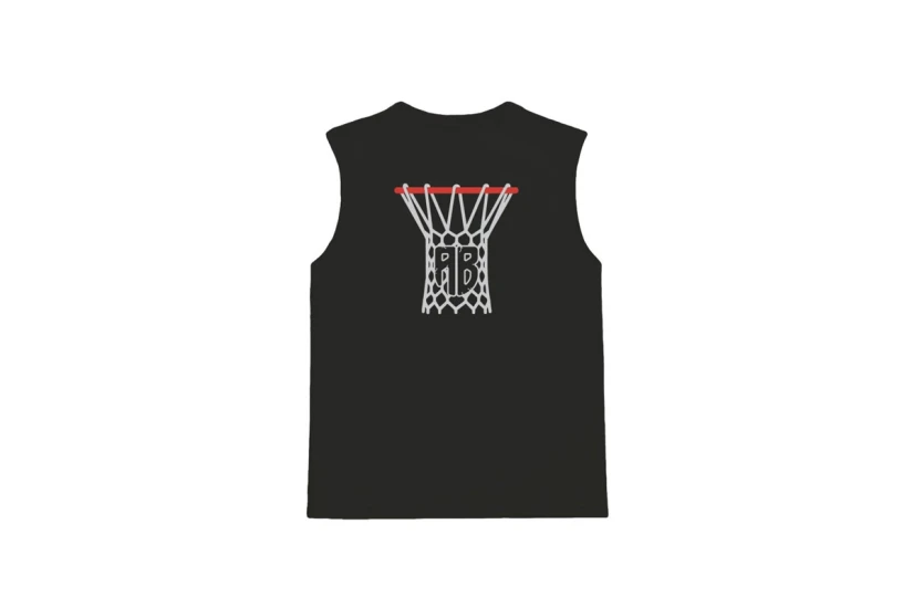 AntetokounBros Hoop Ανδρικό Αμάνικο Μπλουζάκι Μαύρο
