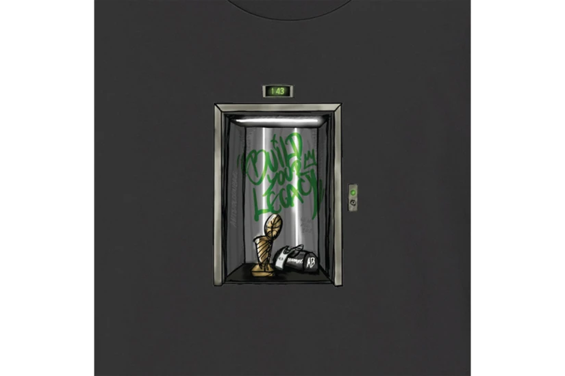 AntetokounBros Elevator Ανδρικό Κοντομάνικο T-Shirt Μαύρο