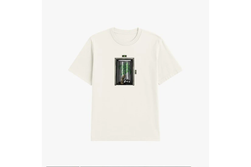 AntetokounBros Elevator Ανδρικό Κοντομάνικο T-Shirt Εκρού