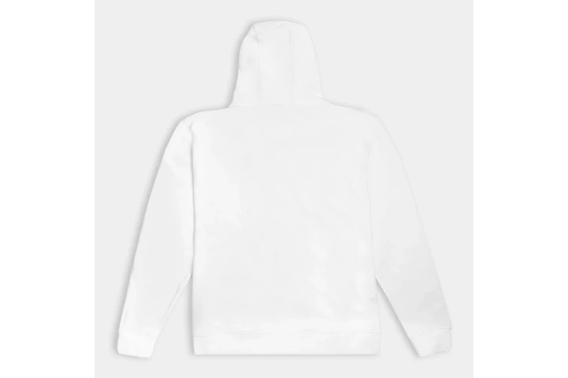 AntetokounBros Unisex Βαμβακερή Ζακέτα με Κουκούλα Λευκή