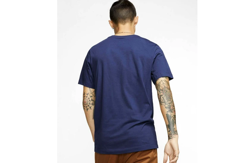 Nike Sportswear Club Ανδρικό Κοντομάνικο T-Shirt Μπλε Σκούρο