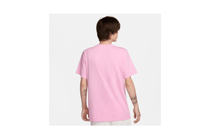 Nike Sportswear Club Ανδρικό Κοντομάνικο T-Shirt Ροζ