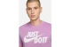 Nike Just Do It Swoosh Ανδρικό Κοντομάνικο T-Shirt Λιλά