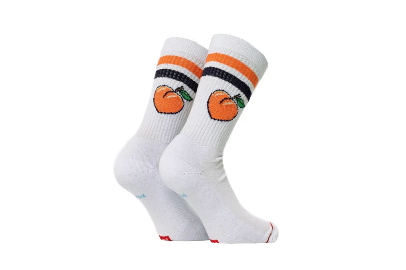 Bee Unusual Peach Plz Unisex Κάλτσες μέχρι τη Γάμπα 1 Ζεύγος