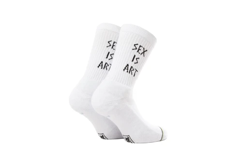 Bee Unusual Sex Is Art Κάλτσες Ψηλές 1 Ζευγάρι (AS-240120 WHITE)