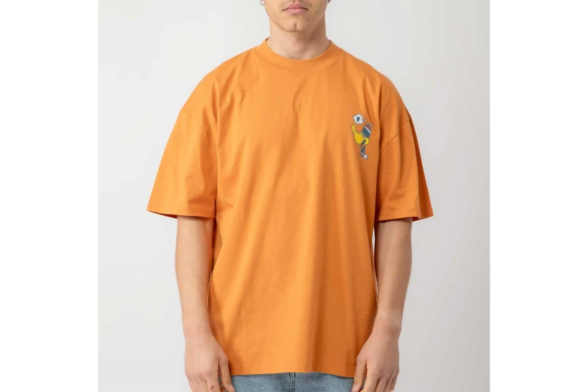 Bee Unusual Flying Duck Ανδρικό Κοντομάνικο T-Shirt Πορτοκαλί