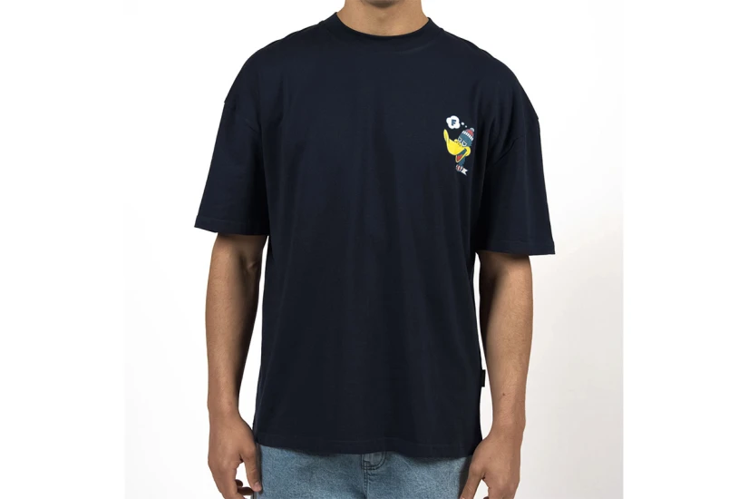 Bee Unusual Flying Duck Ανδρικό Κοντομάνικο T-Shirt Μπλε Σκούρο