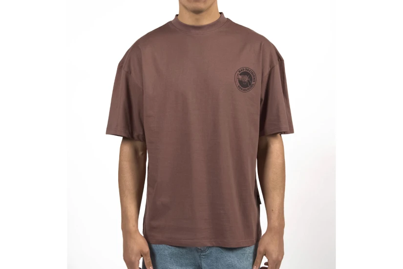 Bee Unusual Bad Decisions Ανδρικό Κοντομάνικο T-Shirt Καφέ