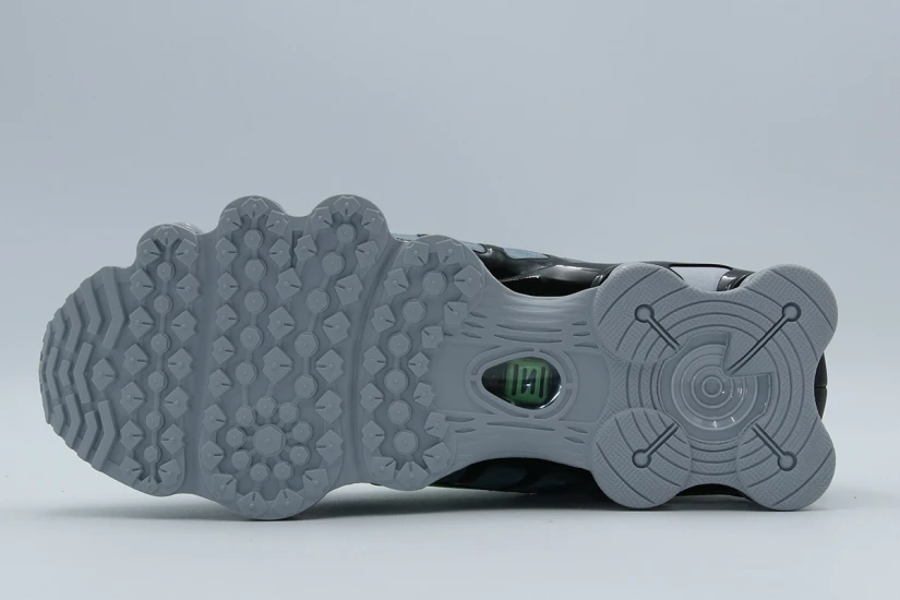 Nike Shox TL Ανδρικά Sneakers Γκρι, Μαύρα, Λαχανί