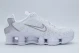 Nike Shox TL Ανδρικά Sneakers Λευκά, Ασημί