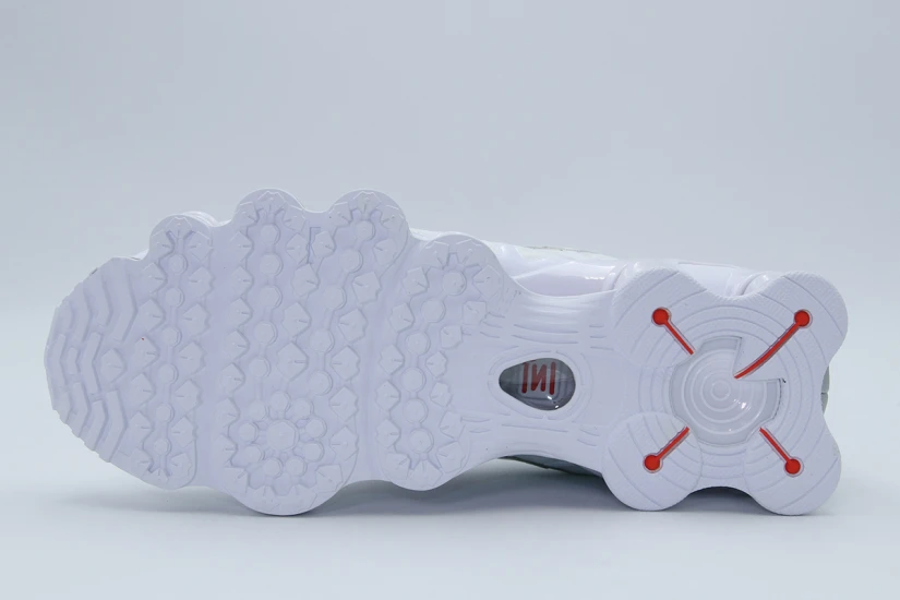 Nike Shox TL Ανδρικά Sneakers Λευκά, Ασημί