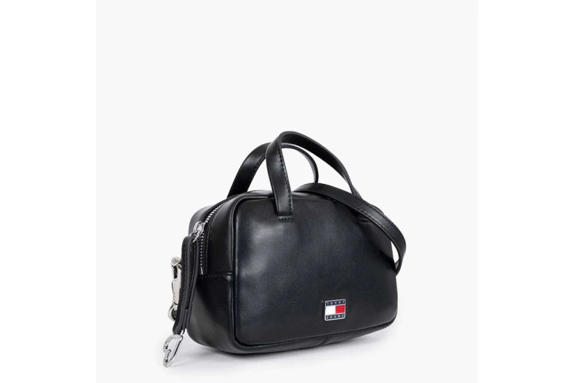Tommy Jeans City Trunk Γυναικείο Τσαντάκι Χιαστί - Ώμου Μαύρο