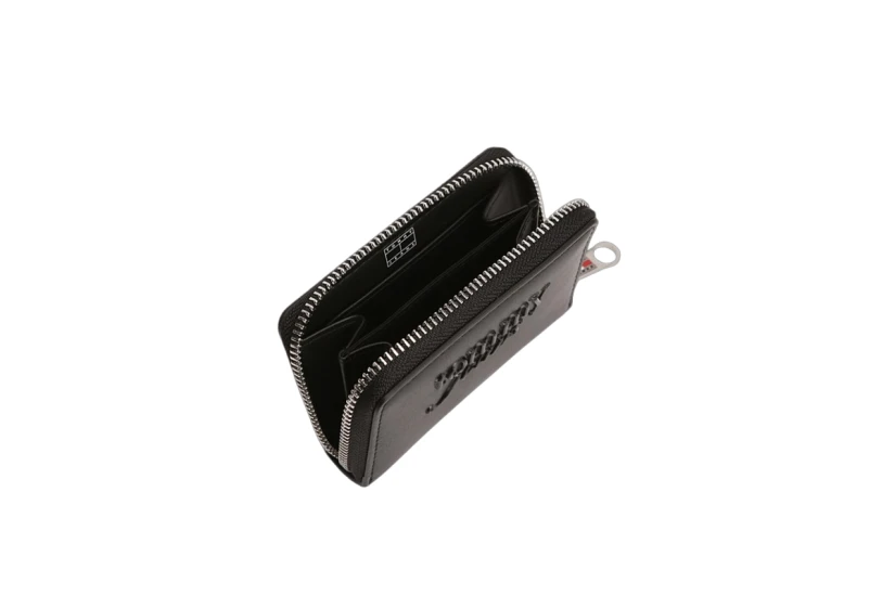 Tommy Jeans Essential Logo Zip-Around Γυναικείο Πορτοφόλι Μαύρο