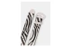 Tommy Jeans Zebra Print Abstract Buckle Γυναικεία Δερμάτινη Casual Ζώνη Λευκή, Μαύρη
