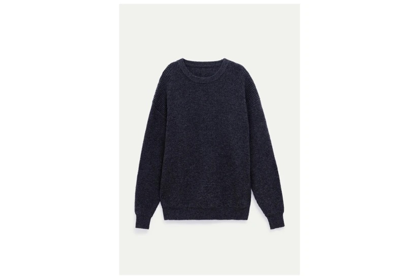 Blue Banana Waffle Knitted Πουλόβερ Ανδρικό (AW26MG029WFEGY01)