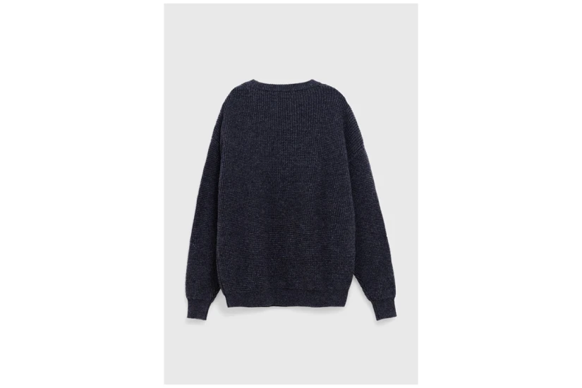 Blue Banana Waffle Knitted Πουλόβερ Ανδρικό (AW26MG029WFEGY01)