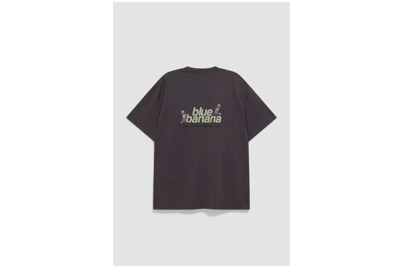 Blue Banana Team Ανδρικό Κοντομάνικο T-Shirt Ανθρακί, Διάφορα Χρώματα