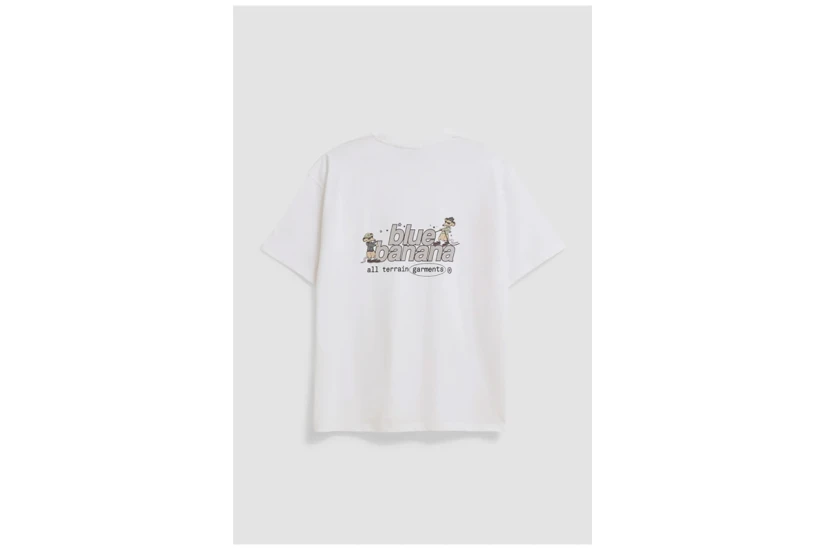 Blue Banana Team Ανδρικό Κοντομάνικο T-Shirt Λευκό, Διάφορα Χρώματα