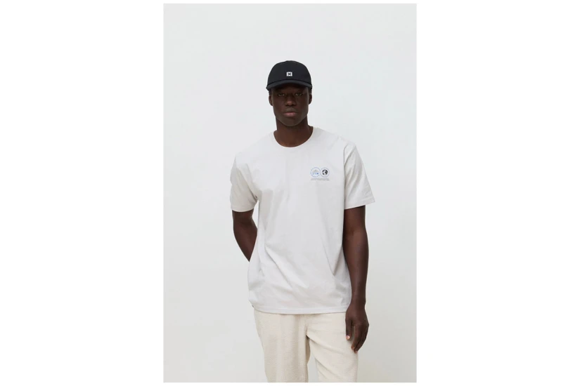 Blue Banana Vast Ανδρικό Κοντομάνικο T-Shirt Γκρι Ανοιχτό, Μπλε, Μαύρο