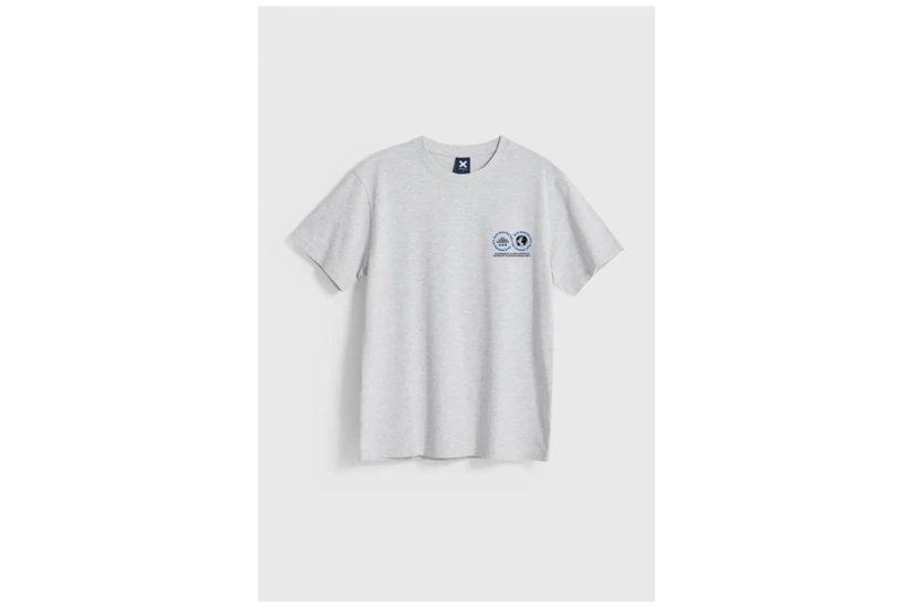 Blue Banana Vast Ανδρικό Κοντομάνικο T-Shirt Γκρι Ανοιχτό, Μπλε, Μαύρο