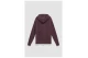Blue Banana Iconic Washed-Effect Ανδρική Βαμβακερή Ζακέτα με Κουκούλα Μπορντό