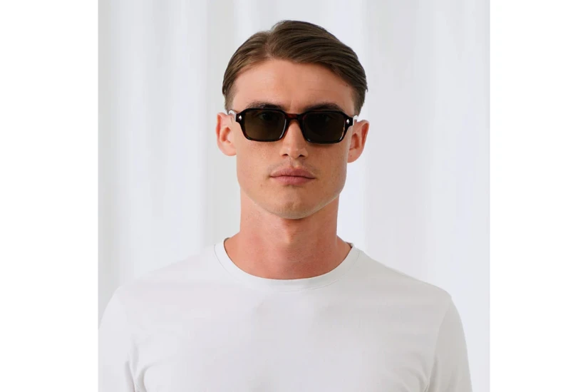 Explicit Poets Axel Unisex Γυαλιά Ηλίου Καφέ, Πράσινα