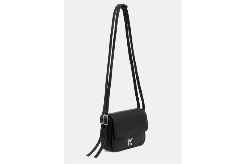 Karl Lagerfeld K Logo Γυναικεία Τσάντα Ώμου Μαύρη