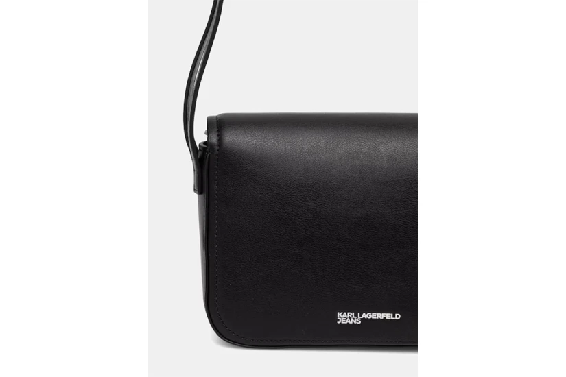 Karl Lagerfeld K Logo Γυναικεία Τσάντα Ώμου Μαύρη