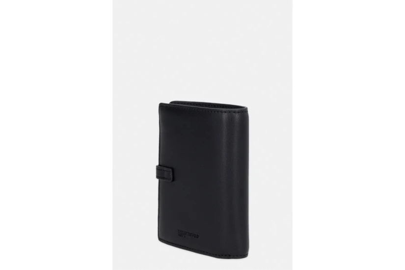 Karl Lagerfeld K Logo Bifold Πορτοφόλι Μαύρο, Ασημί