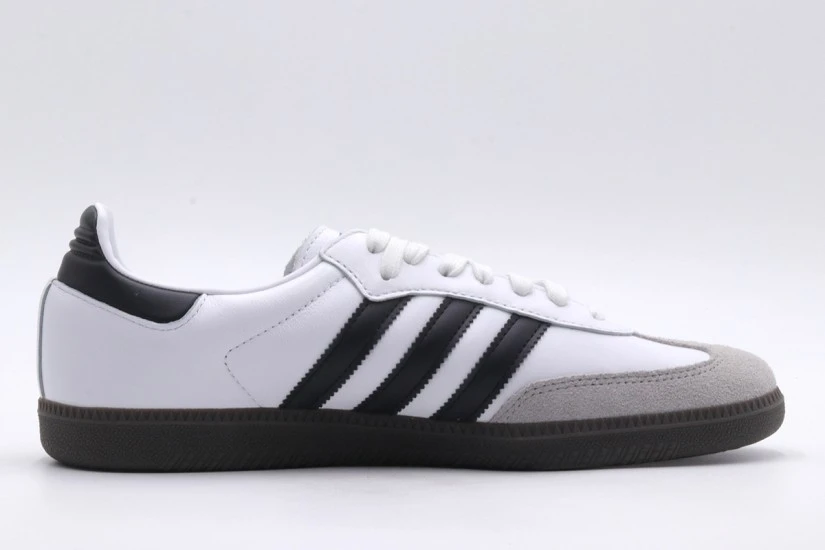 Adidas Originals Samba OG Unisex Sneakers Λευκό, Γκρι, Μαύρο