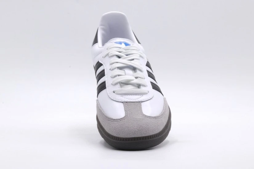 Adidas Originals Samba OG Unisex Sneakers Λευκό, Γκρι, Μαύρο