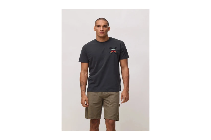 Blue Banana Anthracite Ανδρικό Κοντομάνικο T-Shirt Ανθρακί