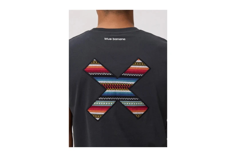 Blue Banana Anthracite Ανδρικό Κοντομάνικο T-Shirt Ανθρακί