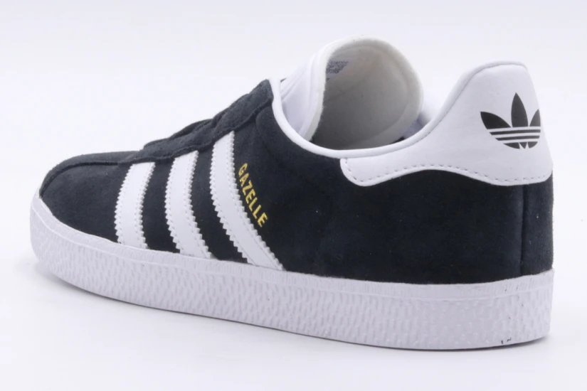 Adidas Originals Gazelle Παιδικά Sneakers Μαύρα, Λευκά