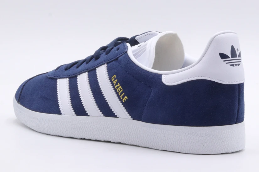 Adidas Originals Gazelle Unisex Sneakers Μπλε Σκούρα, Λευκά