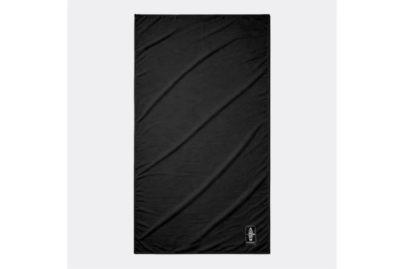 Bee Unusual Bad Desicions Πετσέτα Θαλάσσης Μαύρη, Μπεζ 100x180cm