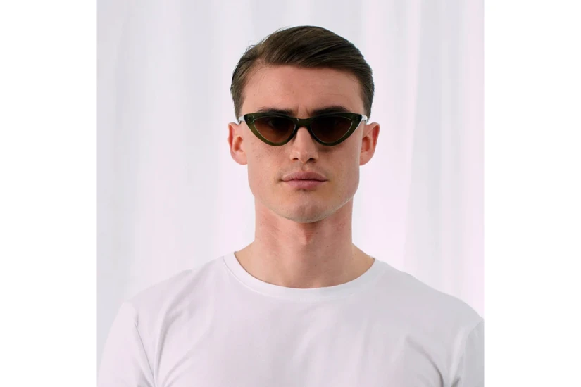 Explicit Poets Bella Unisex Γυαλιά Ηλίου Πράσινα, Καφέ
