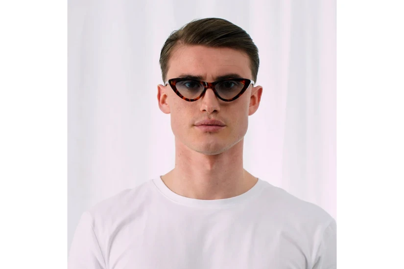 Explicit Poets Bella Unisex Γυαλιά Ηλίου Καφέ, Μπλε