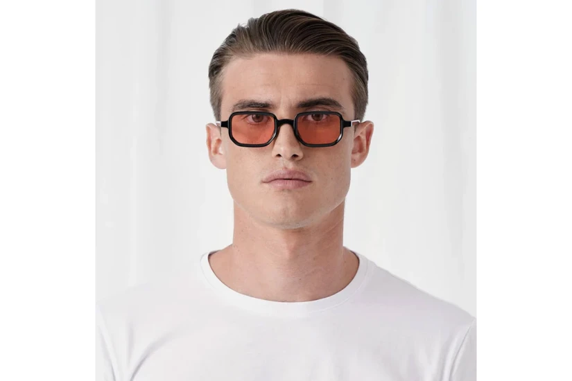 Explicit Poets Billie Unisex Γυαλιά Ηλίου Μαύρα, Ροζ