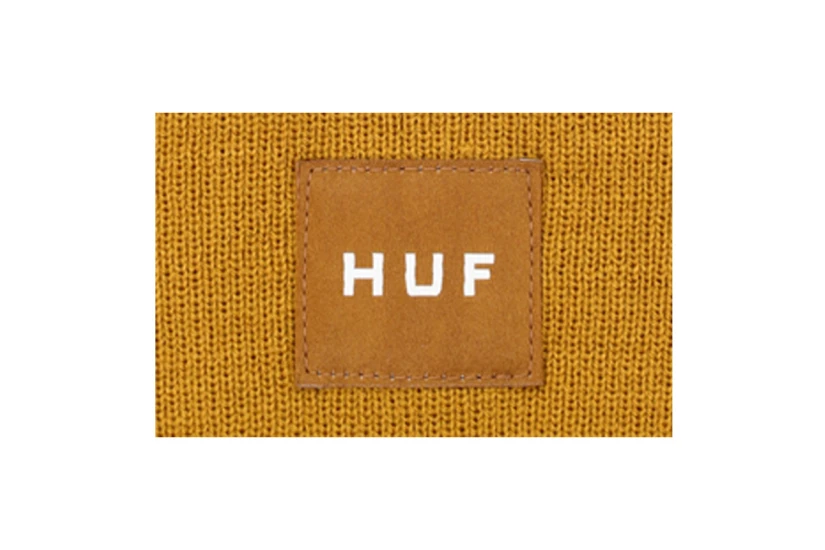 Huf Set Box Unisex Χειμερινό Σκουφάκι Μουσταρδί